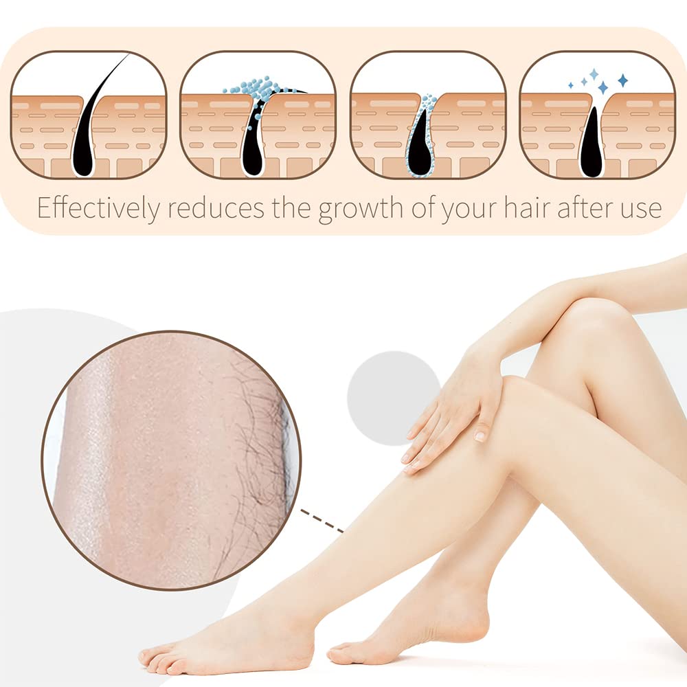 Crystal hair remover usage illustration